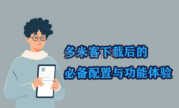 多米客下载后的必备配置与功能体验